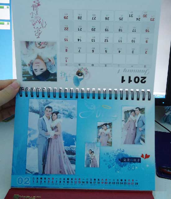 有福網(wǎng)個(gè)性臺(tái)歷內(nèi)頁展示