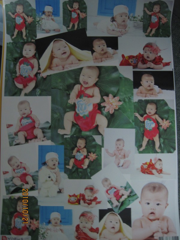 大拼盤年歷海報(bào)有點(diǎn)小遺憾，以后注意 了