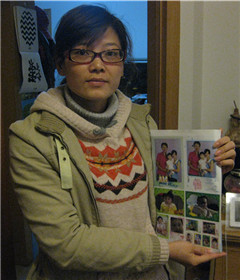 看看吧，其實(shí)照片書是A4尺寸，跟我一起明顯就看不出來(lái)了